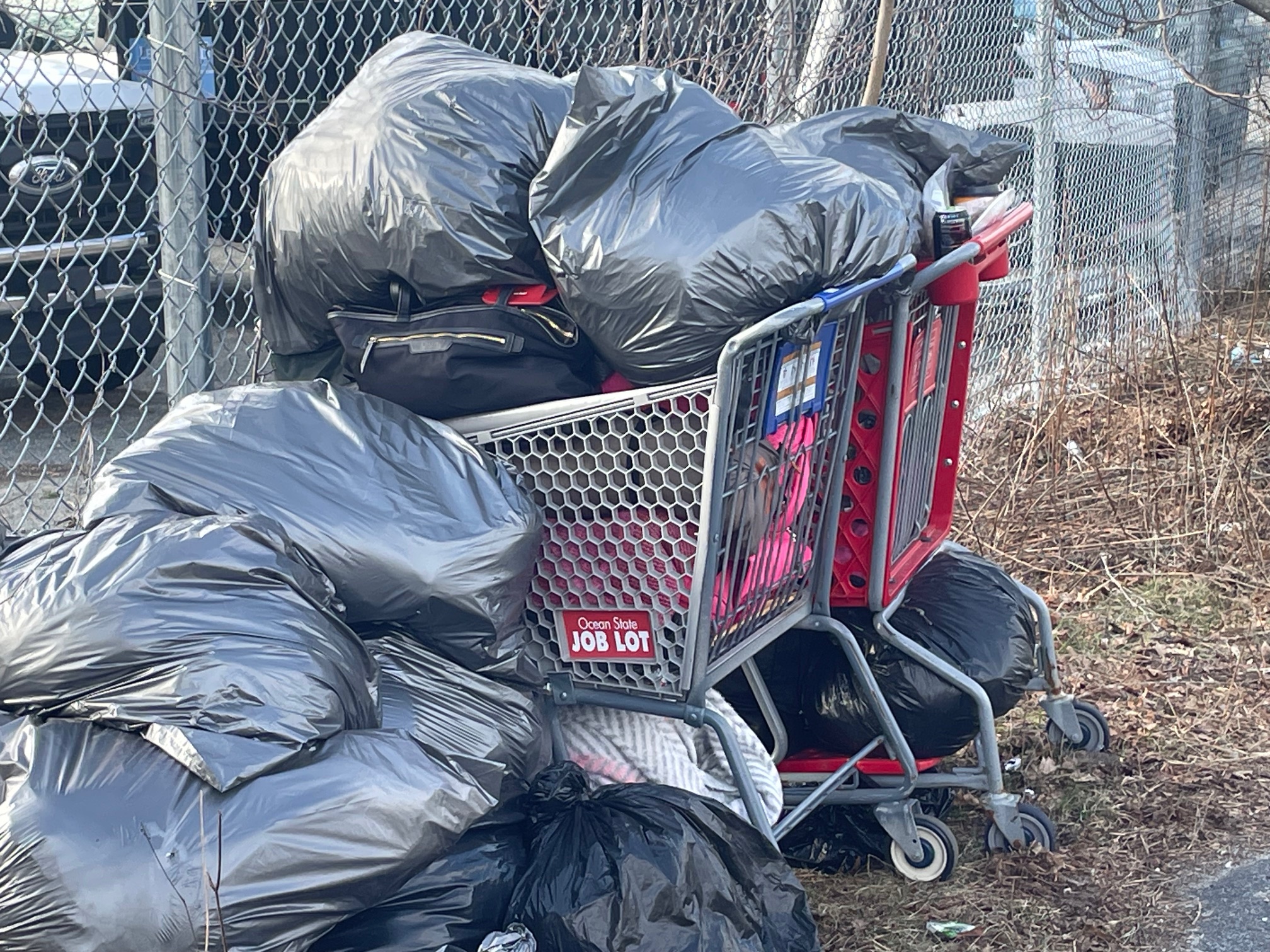Overflow parking for 77 Winter Street Shelter - March 19, 2026
